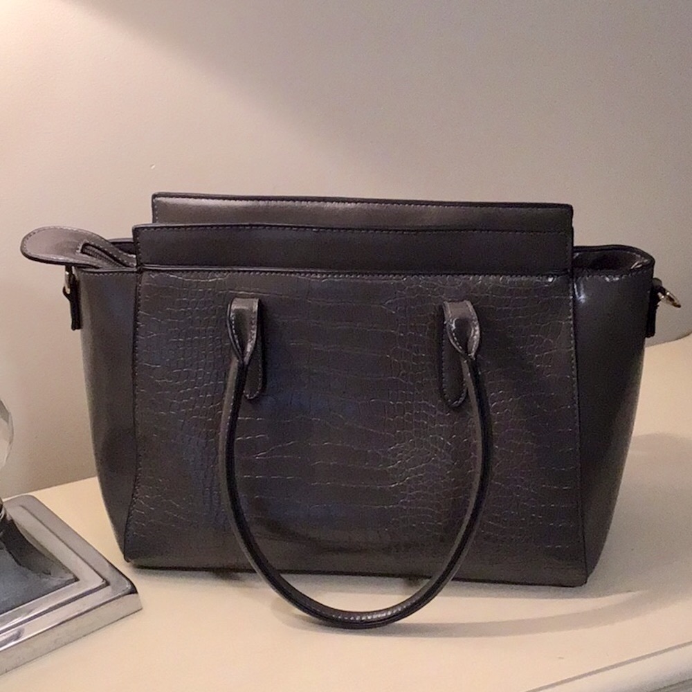 Olive/Gray Crossbody Shoulder Bag NEW - Picture 2 of 5